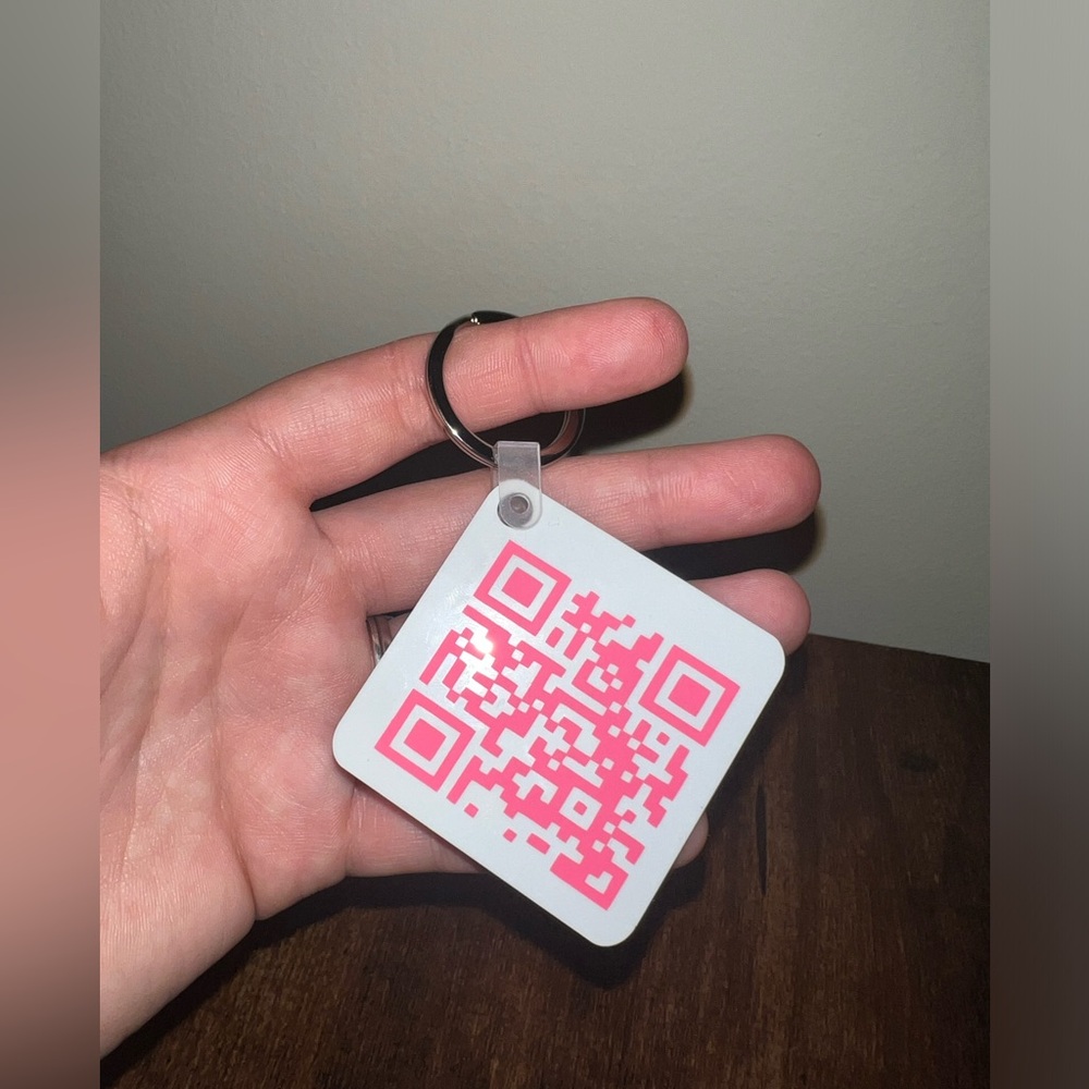 Custom QR Keychain